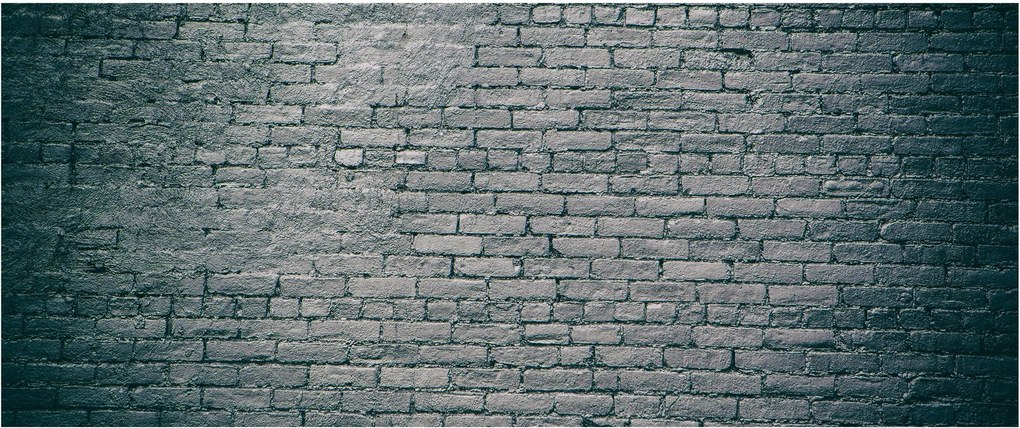 Obraz tehlovej steny (120x50 cm)