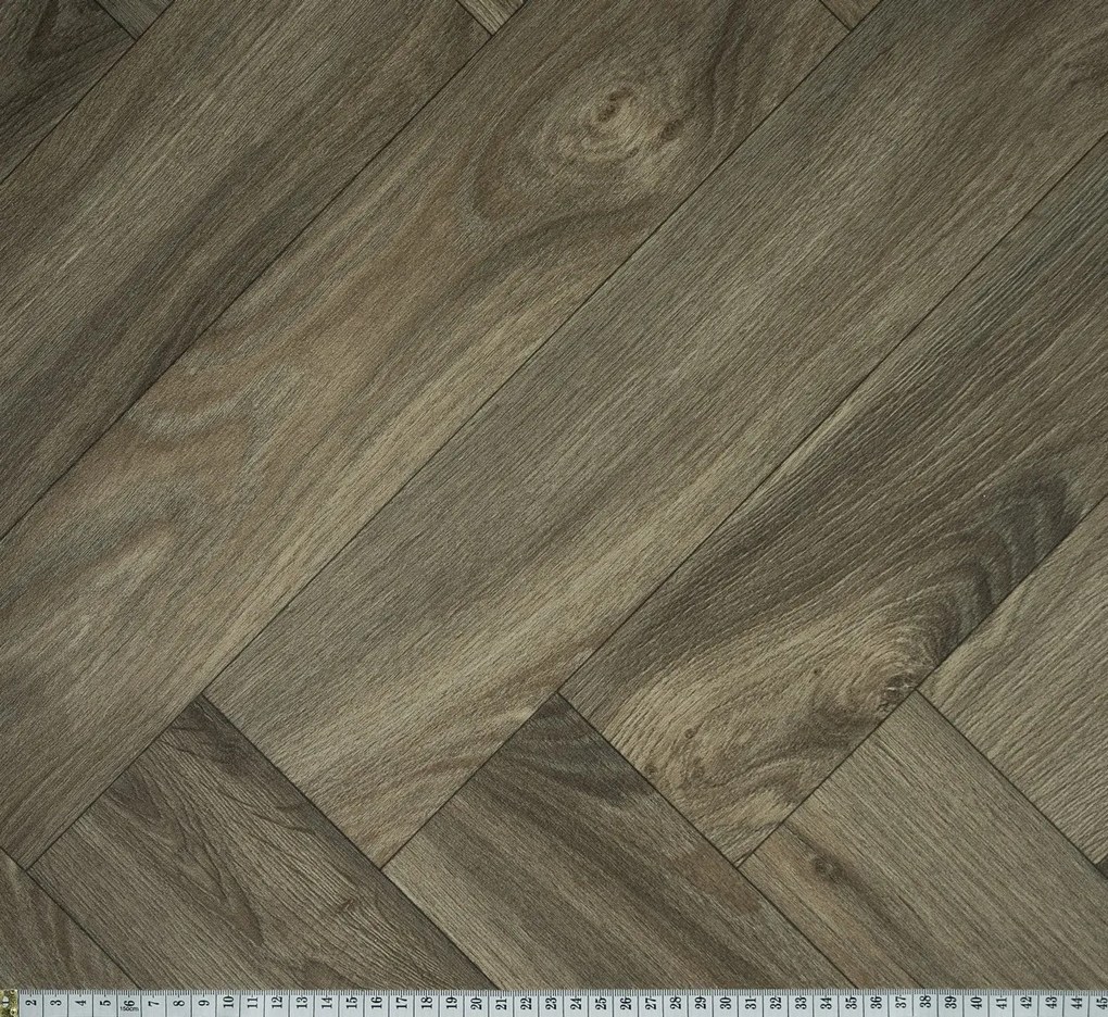 Beauflor, PVC podlaha - lino Blacktex Laurel Oak 669D, na mieru, šíře 4m, hnedá, filc, chodba / predsieň