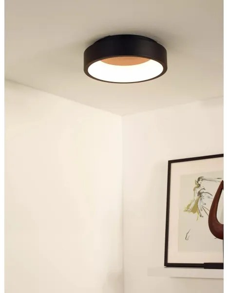Lucide 46100/20/30 - LED Stmievateľné stropné svietidlo TALOWE LED/20W/230V čierna