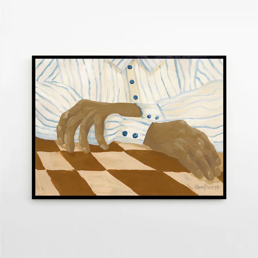 The Poster Club Plagát Light Stripes by Hanna Peterson 50x70 cm