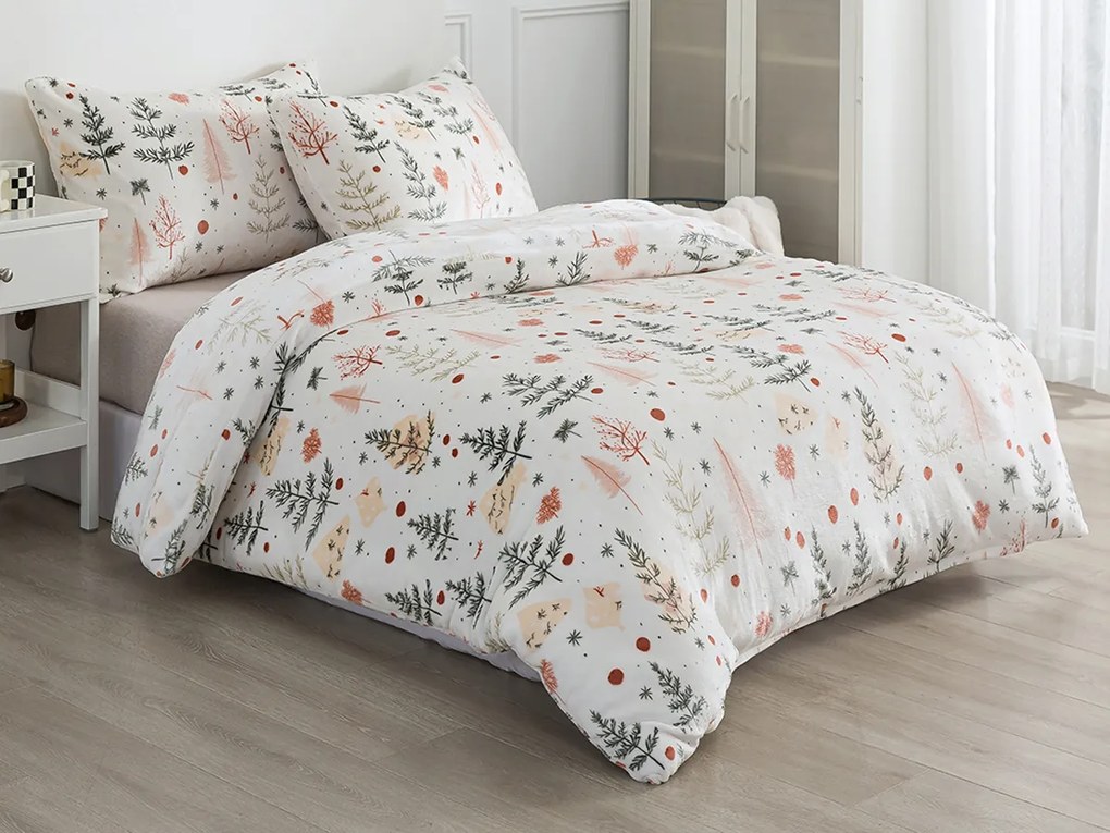 XPOSE® Francúzske mikroplyšové obliečky ŠKANDINÁVSKE VIANOCE Exclusive