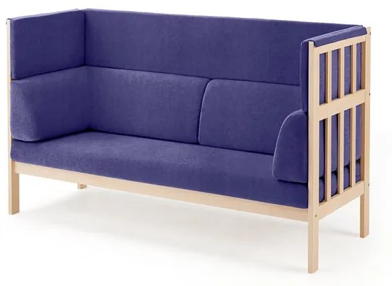 Pohovka KIM SILENCE, látka Medley, blue-purple