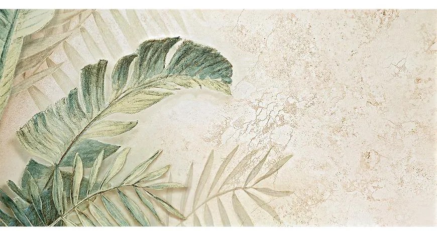 Dekor 3 Alabaster Shine Leaves B 59,8/119,8