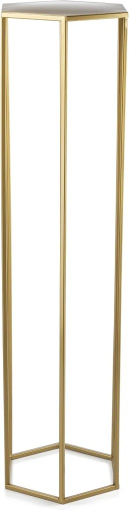 STOJAN NA KVETINÁČ HEXA 100X24X28 CM ZLATÁ