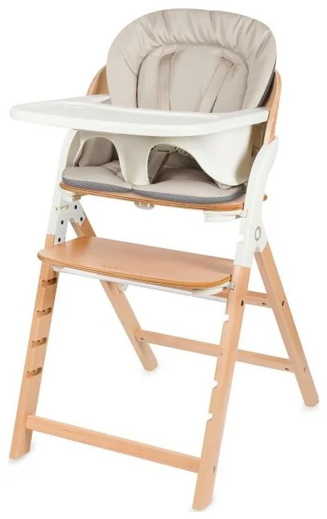 Lionelo - Detská jedálenská stolička 3 v 1 MEGAN White Wood