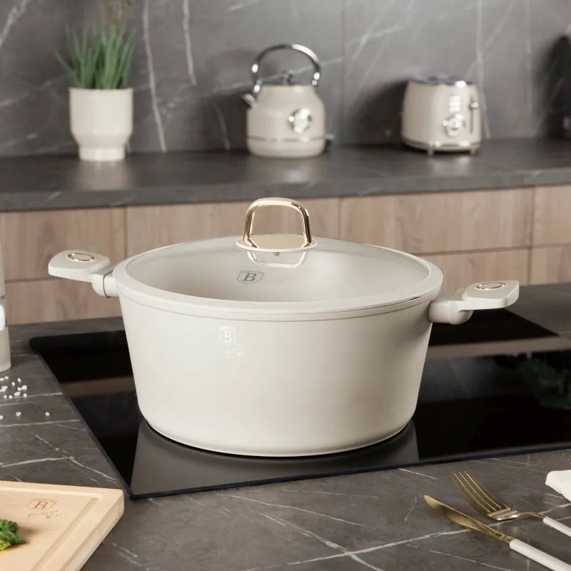 BerlingerHaus Kastról s titánovým povrchom a pokrievkou Sahara 30 cm, 30 cm