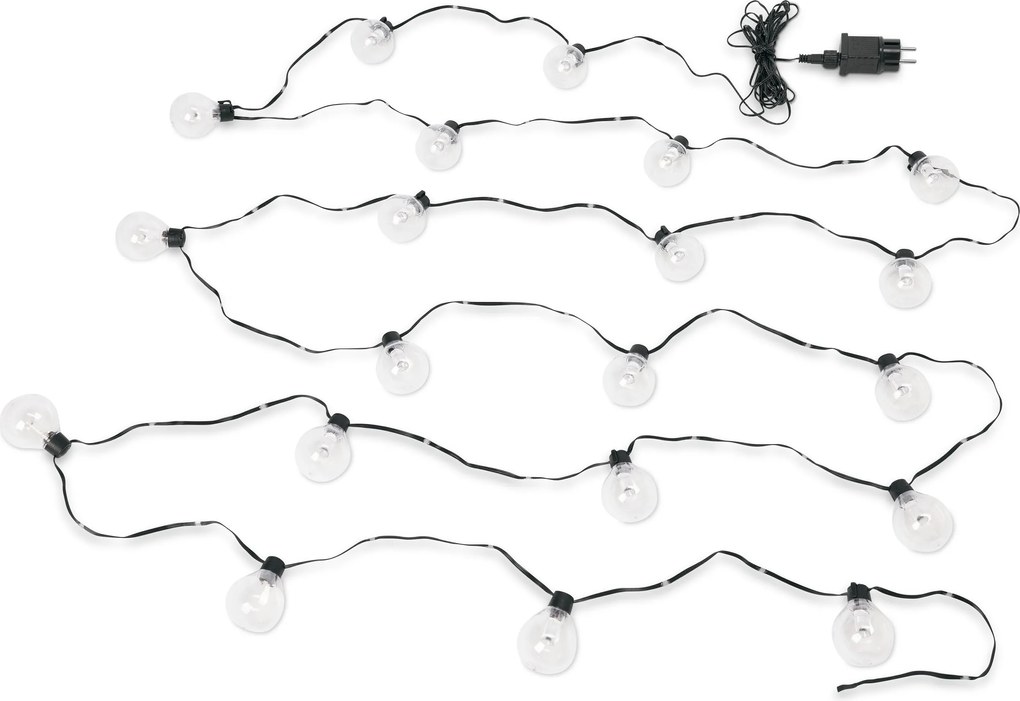 Eglo LED svetelná reťaz do exteriéru so sieťovým adaptérom