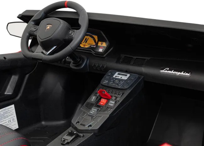 Detské elektrické autíčko Lamborghini Aventador SV 24 V červené