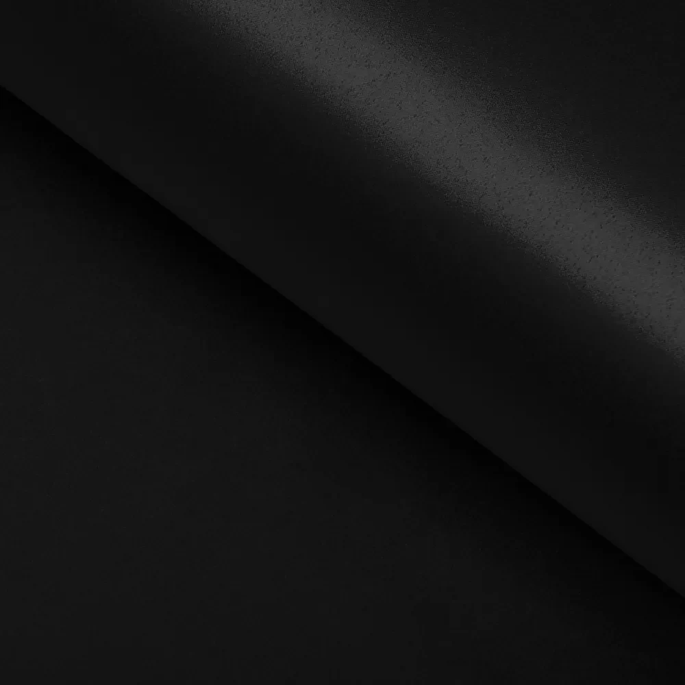 Biante Teflónový behúň na stôl TF-108 Čierny bez vzoru 45x140 cm