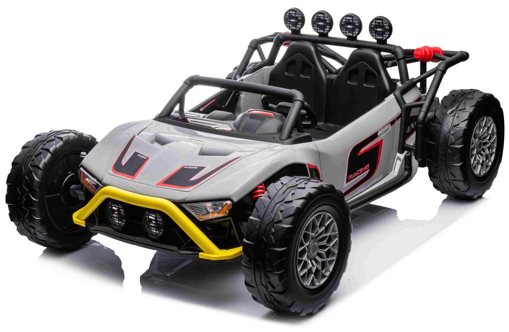 RAMIZ Elektrické autíčko Buggy Racing 5 - sivé - 2X200W - 24V/7Ah - 2023