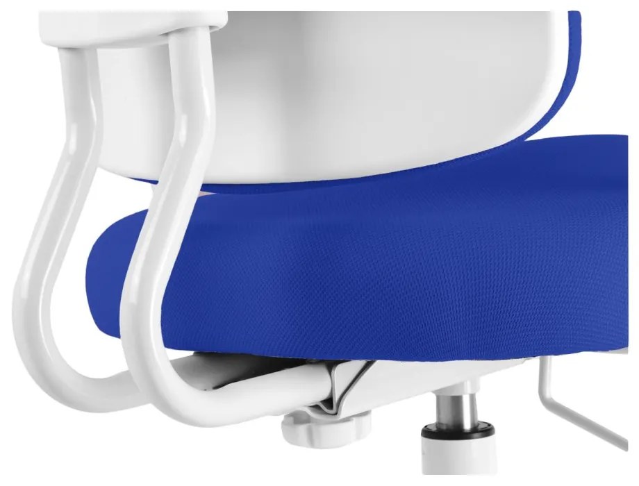 Detská rastúca stolička Neoseat KIDDY THREE — látka, prateľný poťah, tmavo modrá