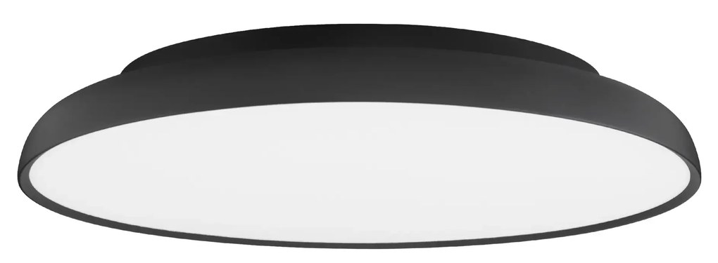 LED stropné svietidlo Linus 45 CCT čierne s diaľkovým ovládaním