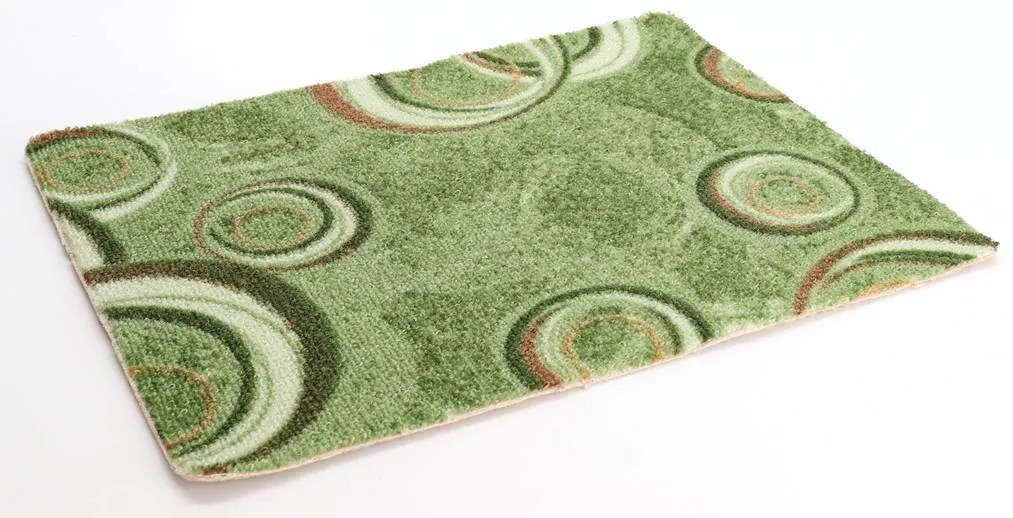 ITC, Koberec metráž Drops 24, na mieru, šíře 4m, zelená, filc, chodba / predsieň