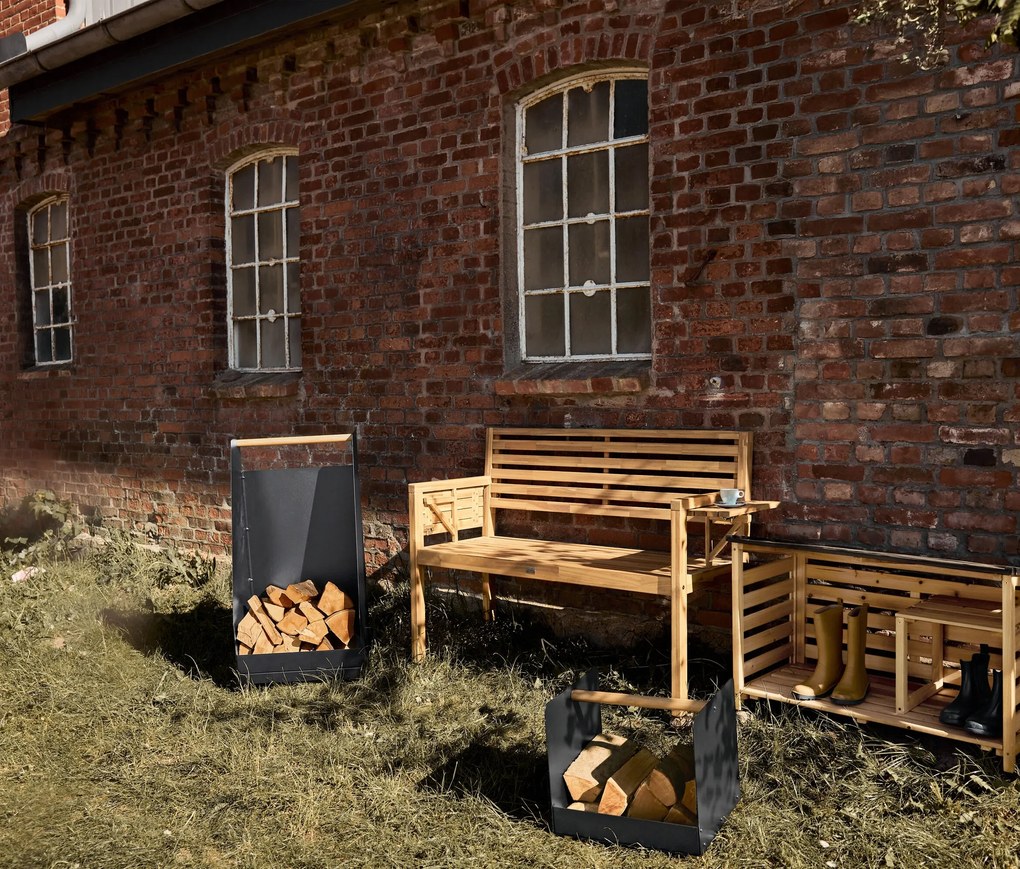 Vozík na kozubové drevo