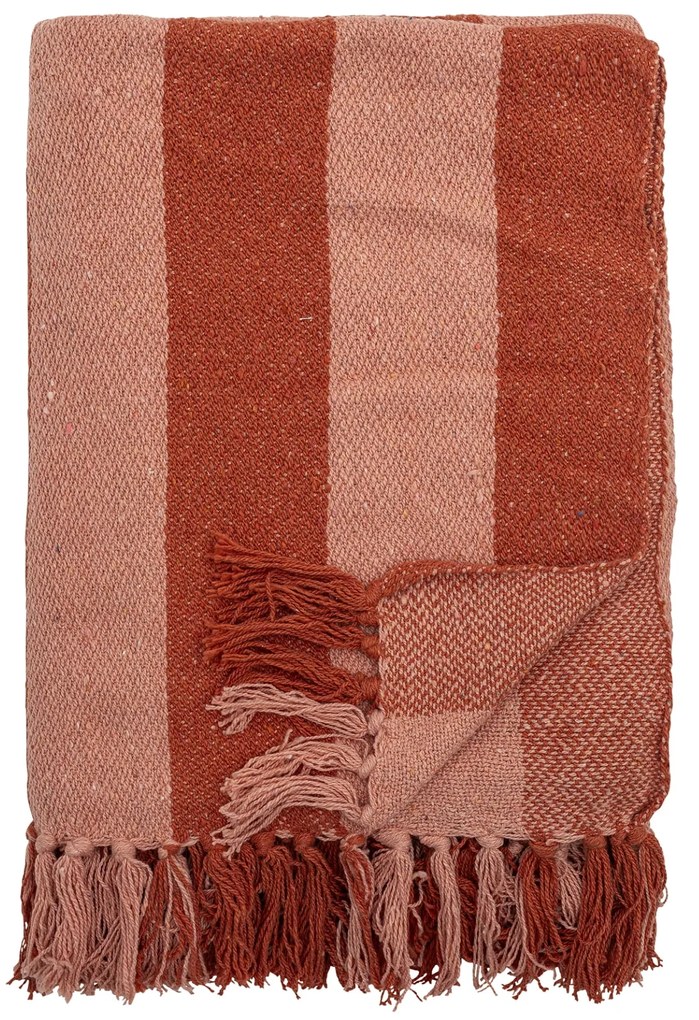 Bloomingville Prehoz z recyklovanej bavlny Frello Orange 130 × 160 cm