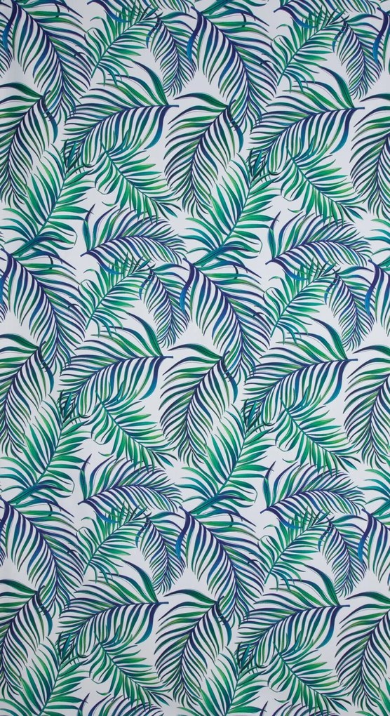 ZÁVES NA KRÚŽKOCH PALMS 02 140X250 CM VZOROVANÁ