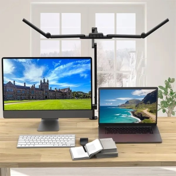 Brilagi - LED Stmievateľná flexibilná stolná lampa VARIO LED/24W/230V 3000-6500K čierna