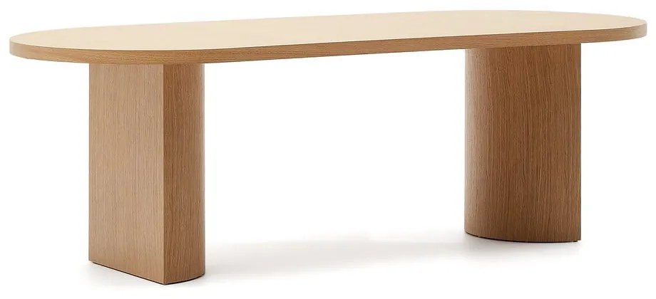 Jedálenský stôl v dekore duba 100x240 cm Nealy – Kave Home