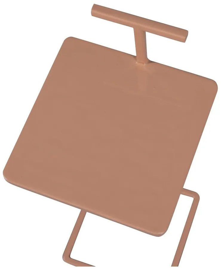 Kovový odkladací stolík 22x22 cm Toste – WOOOD