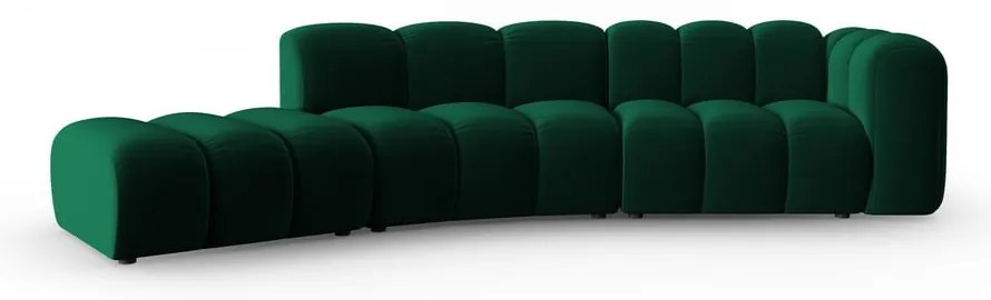 Tmavozelená rohová pohovka (pravý roh) Lupine – Micadoni Home