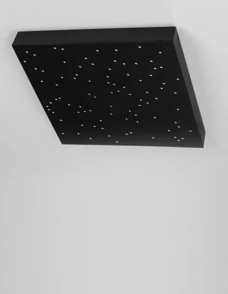 Stropné svietidlo LED so stmievaním Cielo 30 čierne s diaľkovým ovládaním