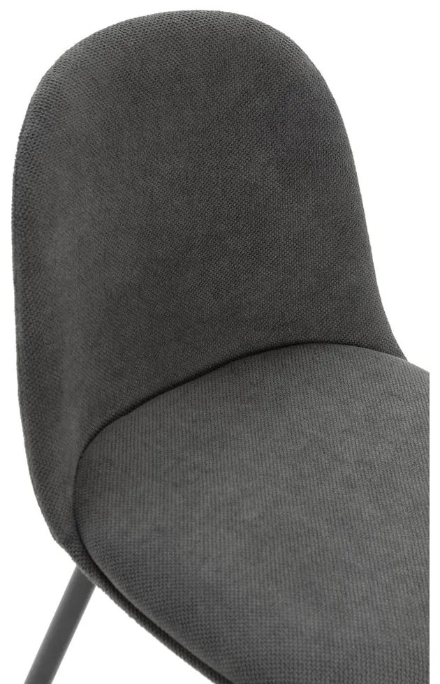 Tmavosivé jedálenské stoličky v súprave 4 ks Malila – Marckeric