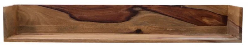 Polica na stenu Rami 100x22 indický masív palisander Natural