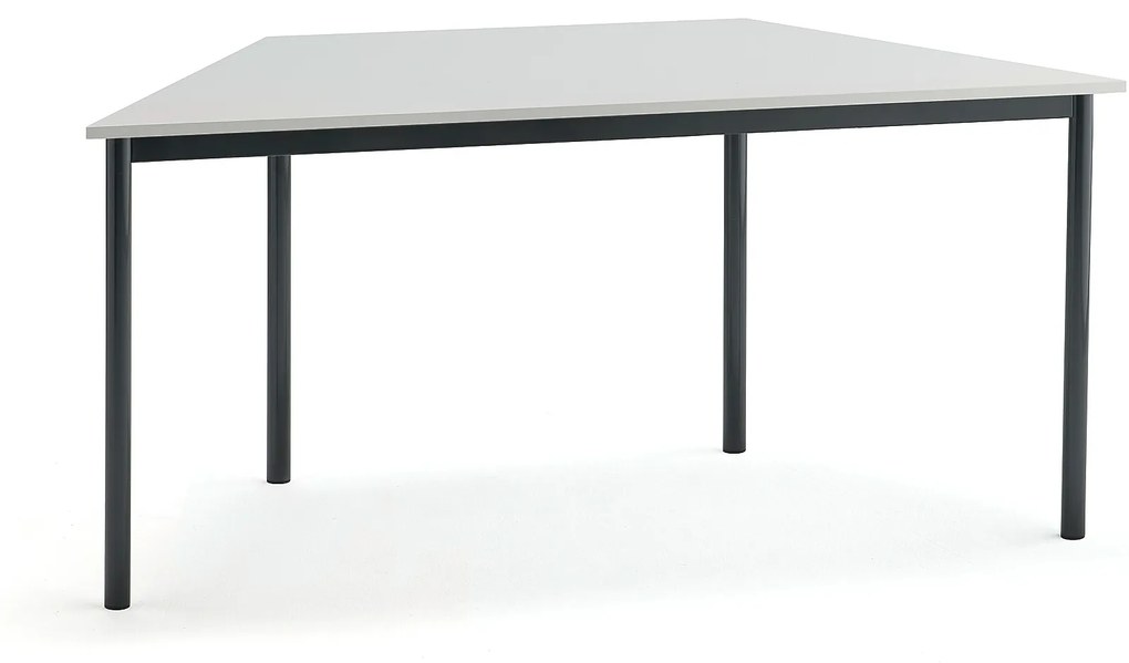 Stôl BORÅS TRAPETS, 1600x800x720 mm, laminát - šedá, antracit