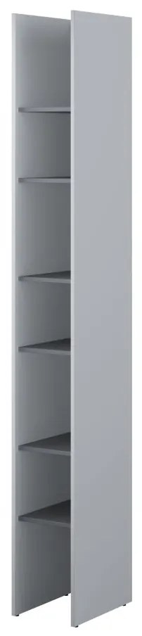 Regál Bed-Concept BC-24, Farby: dub artisan / čierna