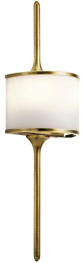 Kichler - LED Kúpeľňové nástenné svietidlo MONA 2xG9/3,5W/230V IP44 mosadz