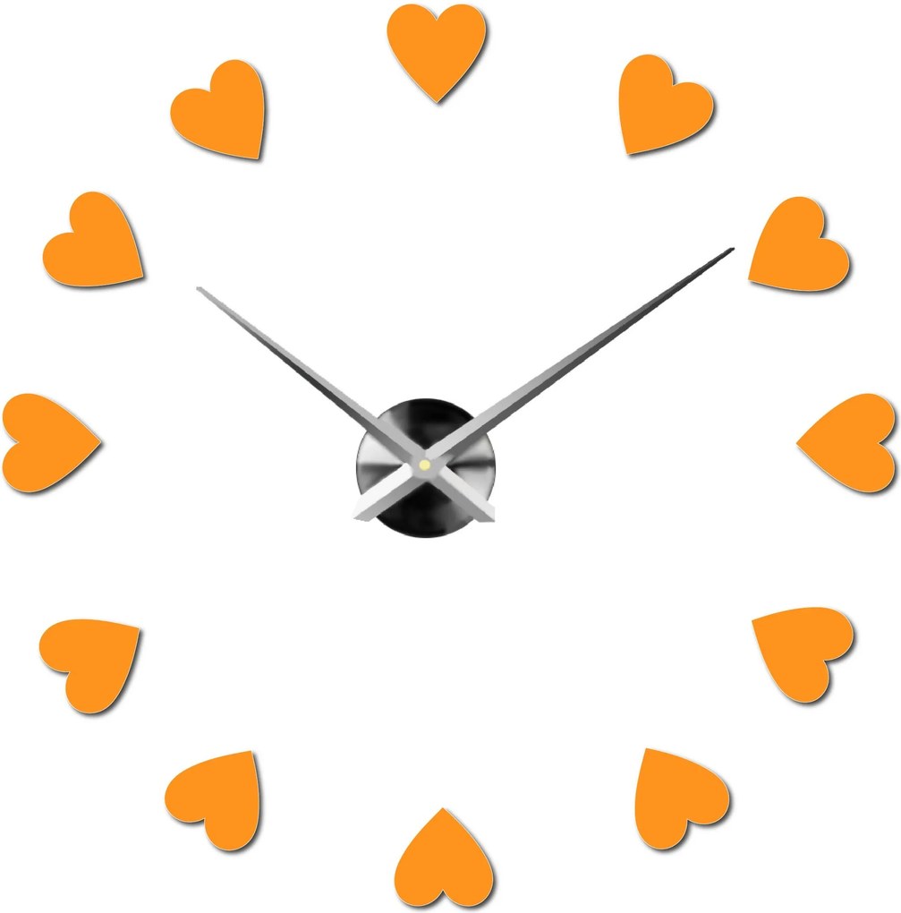 SENTOP | Veľké nástenné hodiny s motívom srdca I SENTOP 12S051 Wall clock HEU- analógové