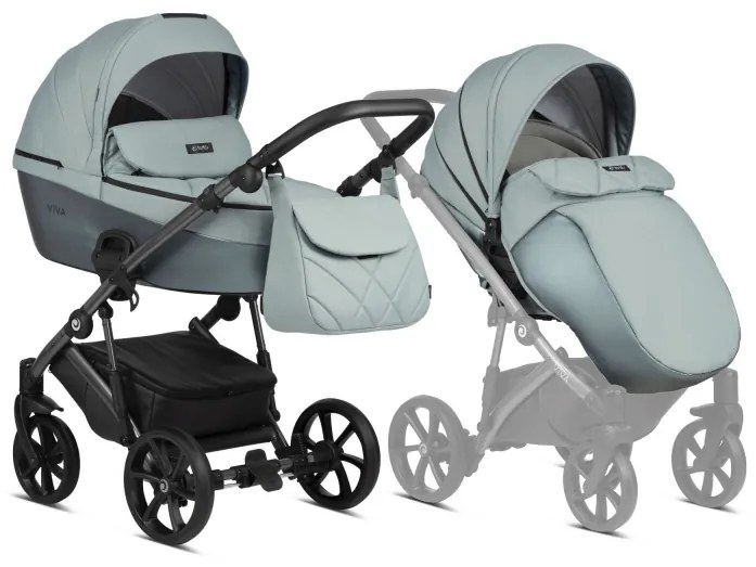Kočík TUTIS Viva4 2v1 Luxury Turquoise