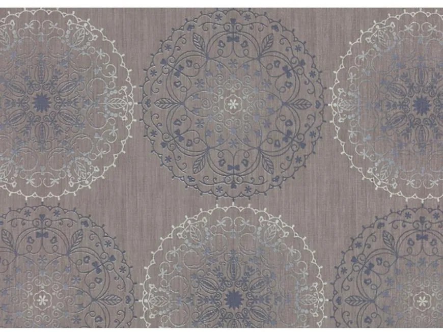 Gumený obrus Charlene natur 387-0511 140 cm. Tovar na mieru.