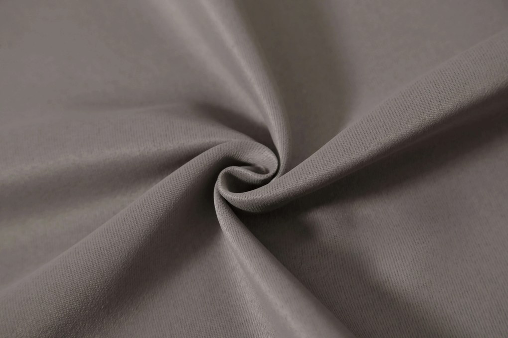 Sivo-hnedý záves OXFORD 140x250 cm Zavesenie: Riasiaca páska