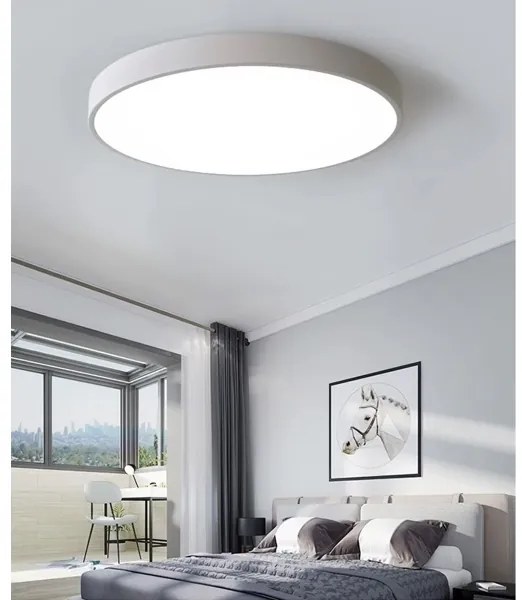 LED Stropné svietidlo LED/50W/230V 4000K pr. 50 cm biela