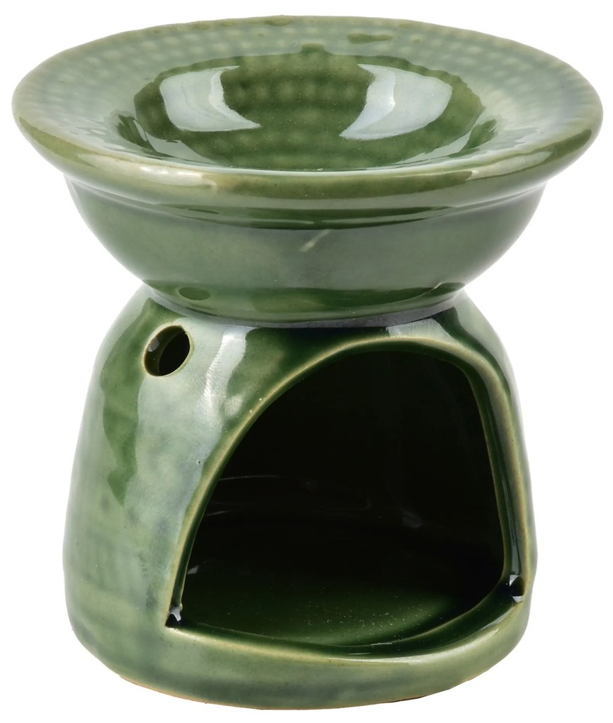 Keramická aroma lampa LILI 7,5 cm zelená