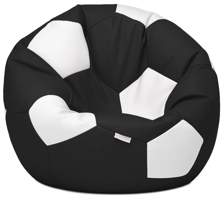 Sedací vak futbalová lopta čierno-biela EMI