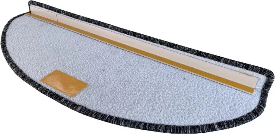 DOPREDAJ: 24x65 půlkruh cm Nášlapy na schody Capri Lux cream půlkruh, samolepící - 24x65 polkruh (rozmer vrátane ohybu) Vopi