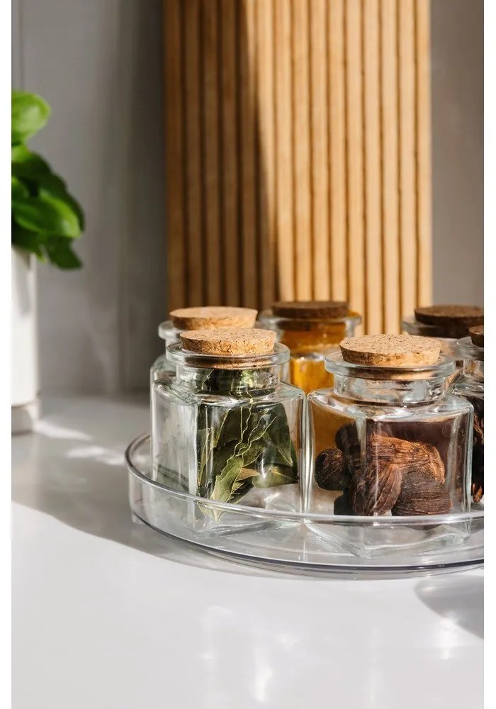 Otočný plastový organizér na koreničky ø 24 cm – Casa De Engel