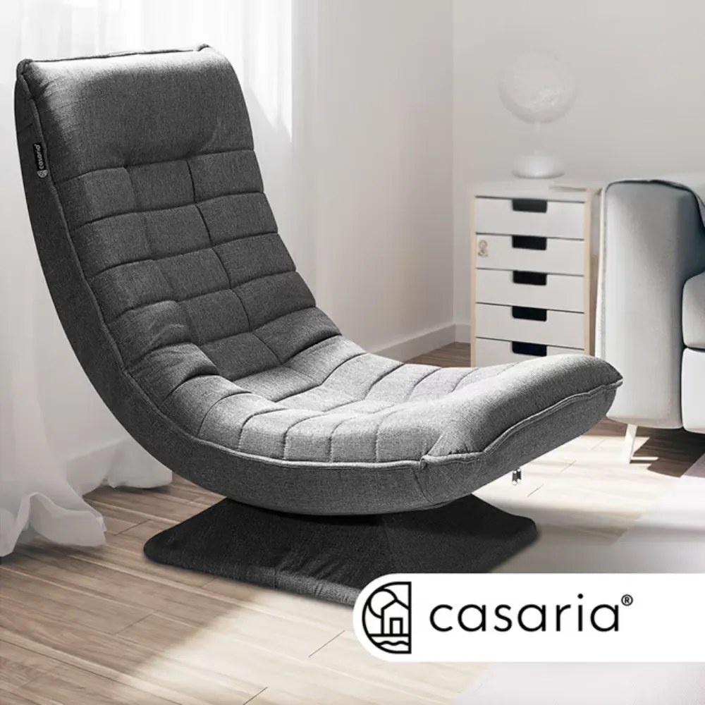 Leňoška ABERDEEN, 87x60x105cm, šedá Casaria