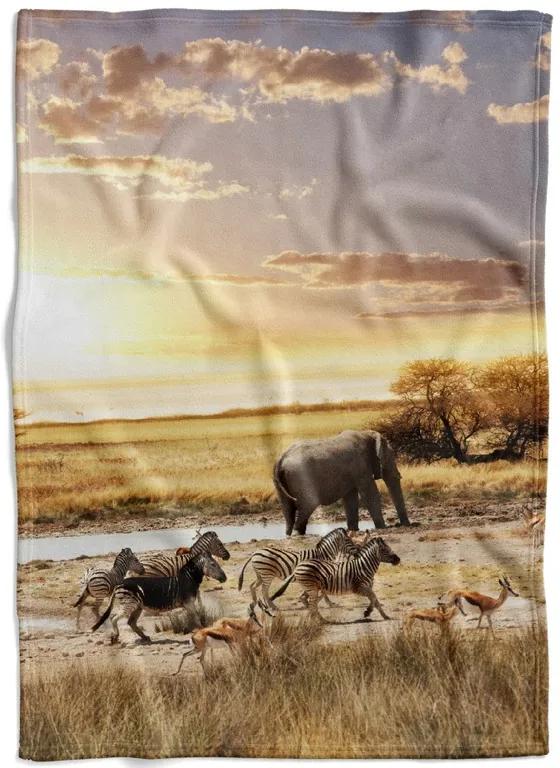Deka Safari (Rozmer: 150 x 120 cm, Podšitie baránkom: NE)