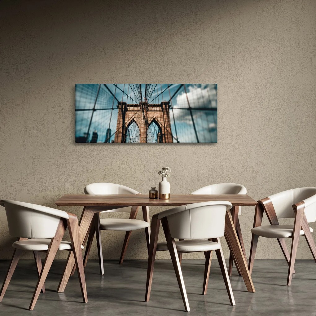 Obraz - Brooklynský most (120x50 cm)