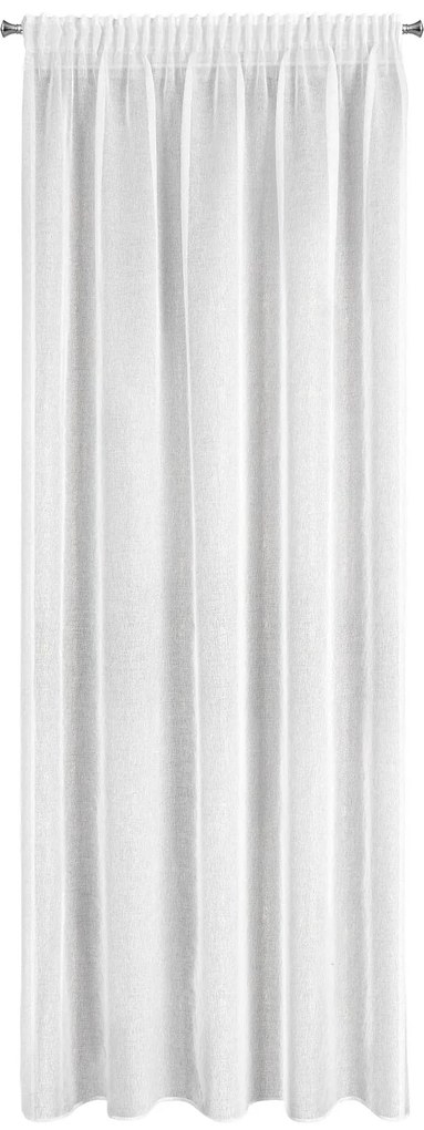 ZÁCLONA NA PÁSKE LUCILA 140X270 CM BIELA