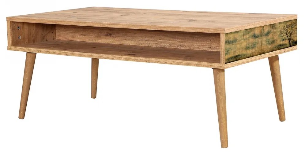 Konferenčný stolík Viva 110 cm hnedý
