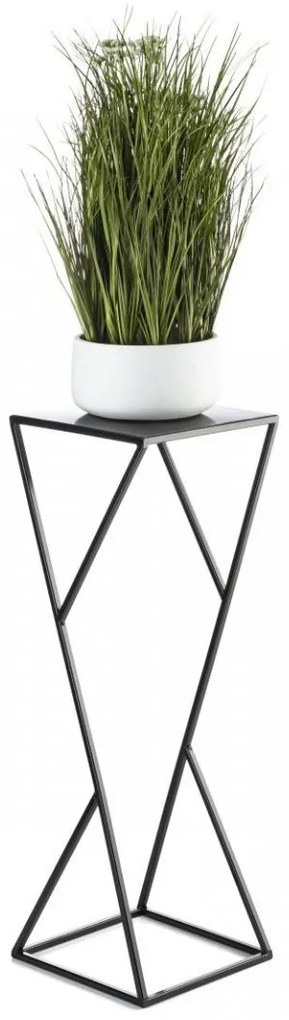 Stojan na kvetiny LOFT I čierny 70 cm