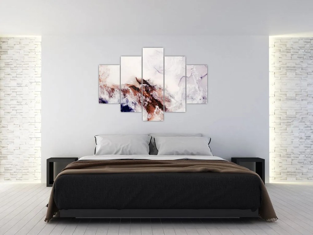 Obraz - Fialový mramor N⁰1 (150x105 cm)