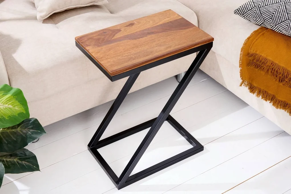 Dizajnový odkladací stolík Marconi 30 cm Sheesham