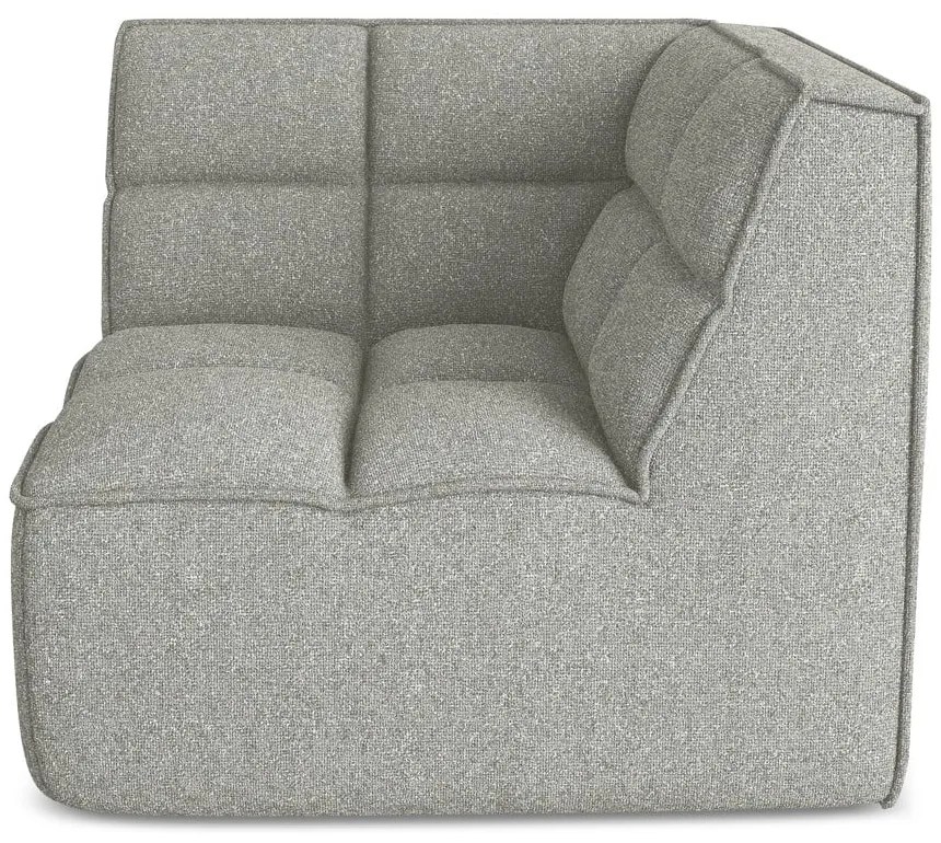 Svetlosivý modul pohovky Kalai – Makamii