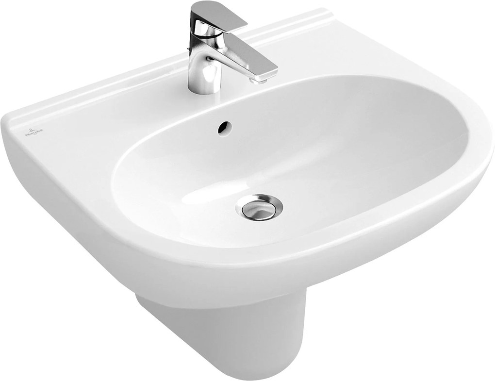 Villeroy &amp; Boch O.Novo umývadlo 55x45 cm polkruhový biela 516055R1