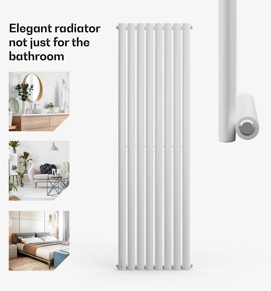 Blumfeldt Tallheo, 47 x 160, radiátor, rúrkový radiátor, 728 W, teplá voda, 1/2